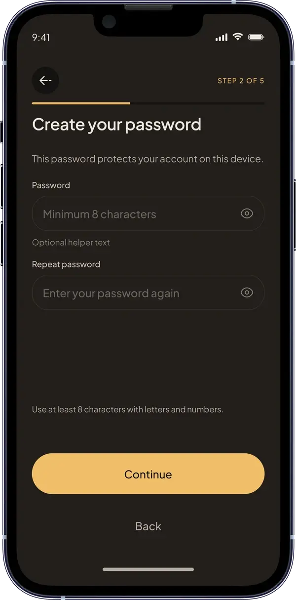 Create your wallet